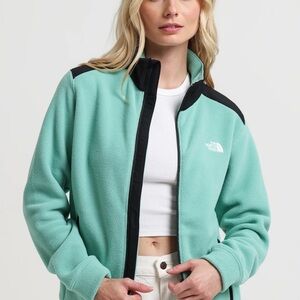 THE NORTH FACE ALPINE POLARTEC 200 FULL ZIP HOODED JACKET WOMEN'S